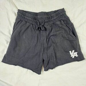 YoungLA Womens Large Black Athletic Shorts Comfort Fit Casual Gym Wear Outdoors